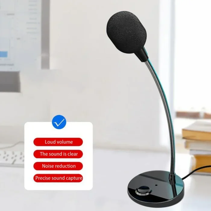 USB/3.5mm Jack Microphone Speech Speakers 3.5mm Plug Wired Desktop Microphones For PC Computer Laptop Notebook Loud Speaker - Image 5