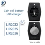 Mini Button Cell Battery Charger Multiple Protection USB Battery Charger Portable Li-ion Cell Batteries Fast Charging Adapter - Image 3