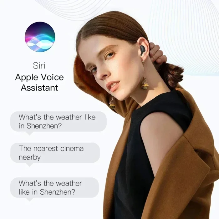 TWS E6S Wireless Earbuds Bluetooth Headphones Wireless Bluetooth Earphones Noise Cancelling Earphones with Mic - Image 6