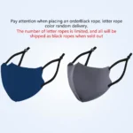Fashion Solid Earloop Mask Spring Dustproof Washable Reusable Face Mask Unisex Outdoor Travel Breathable Mask - Image 5