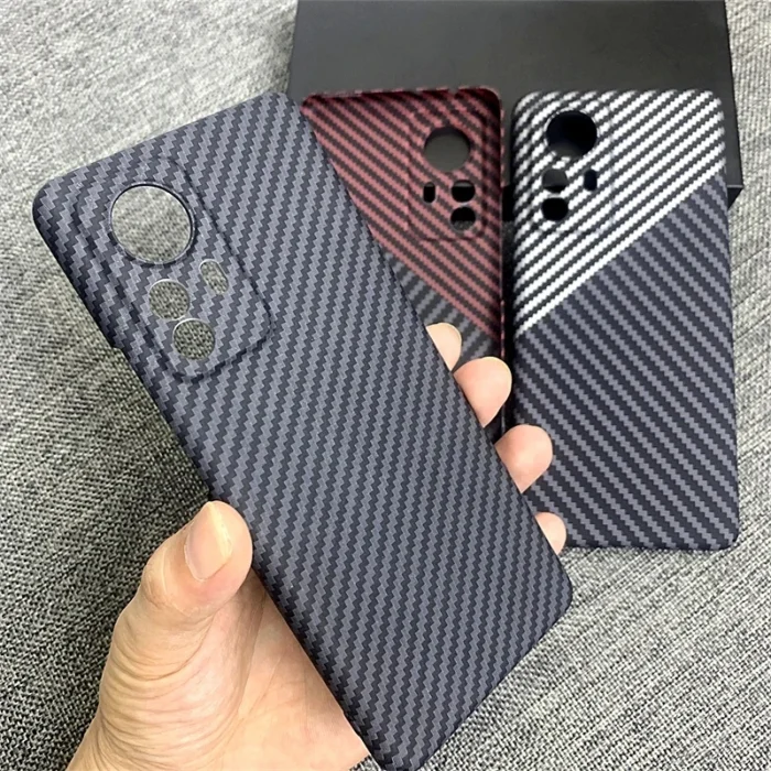 Ultra-thin hard carbon fiber protects the rear cover For Xiaomi Mi 12T 12 Pro Mi 12S Pro 12S Ultra 12X Full Cover Shell - Image 2