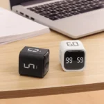Productivity Cube Timer Gravity Sensor Flipping LED Display 4 Preset Time Dual Modes Countdown Cooking Study Mini Digital Timer - Image 6