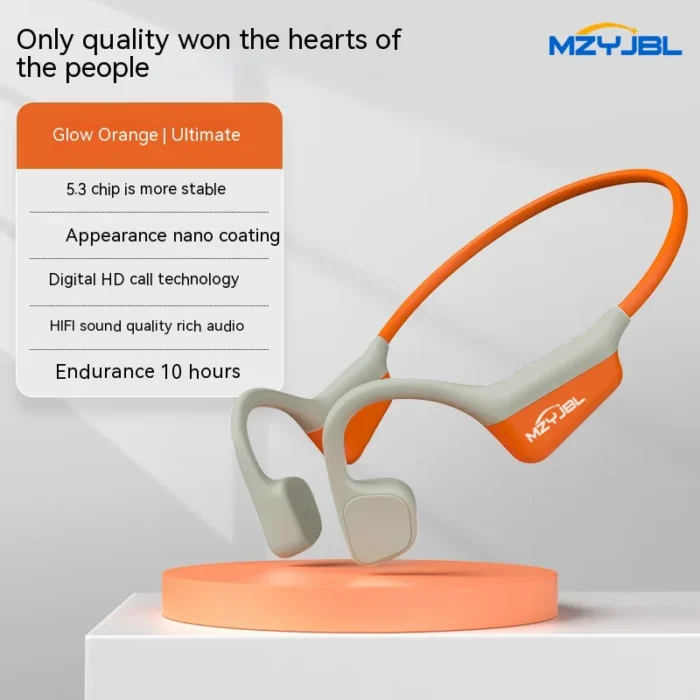 MZYJBL Bone Conduction Headphones TWS Wireless Headphone Bluetooth5.3 Neckband I18PRO HiFi Sound Earbuds Sport Headset Earphones - Image 1