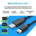 【Fast Delivery】Mini USB Cable 0.5M 1M 1.5M 2M 3M Mini USB Charger Data Cable 480Mbps 5 Pin B For Camera/Phones/Mp3/Mp4 - Image 6