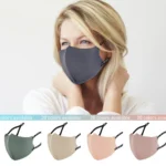 Fashion Solid Earloop Mask Spring Dustproof Washable Reusable Face Mask Unisex Outdoor Travel Breathable Mask