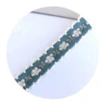 Ethnic Embroidery Lace Trim, Countryside Style Ethnic Woven Ribbon Decoration, 1cm Small Floral Clothing Accessory - Image 5