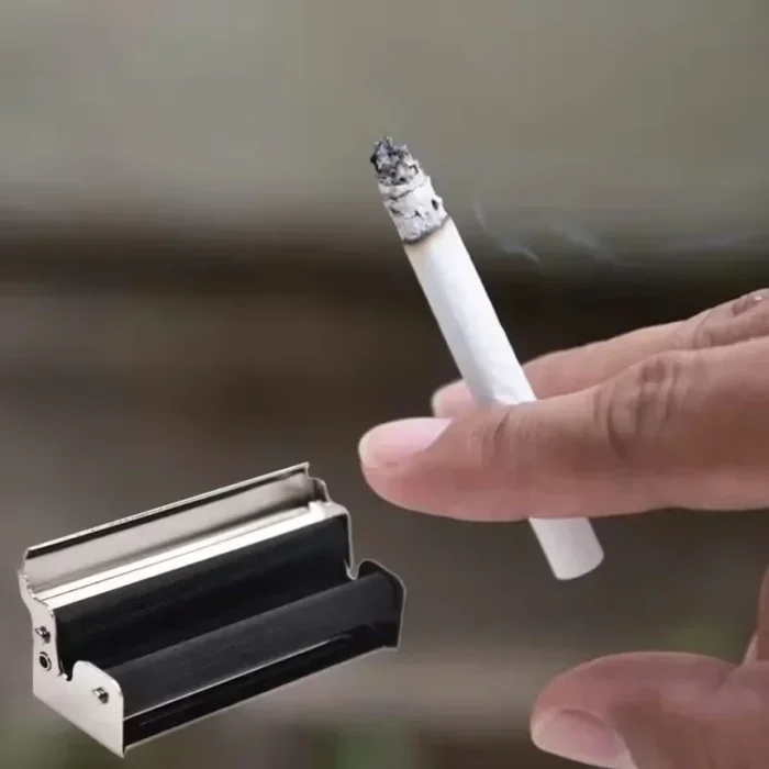 New Portable 70/78/110 MM Mini Metal Manual Rolling Machine Paper Tobacco Hand Roller Cigarette Maker Gadgets for Men Gift - Image 6