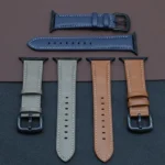 Leather Strap for Apple Watch Band Series 9 8 7 6 5 4 10 Ultra SE Comfortable Bracelet iWatch 49mm 45mm 44mm 42mm 41mm 40mm 46mm - Image 6