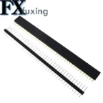20pcs 10 pairs 40 Pin 1x40 Single Row Male and Female 2.54 Breakable Pin Header PCB JST Connector Strip For Black - Image 3