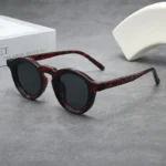 New Retro Round Small Frame Sunglasses Personalized High-end Men's and Women's Glasses Fashion Trend UV Resistant Sunglasses - Image 6