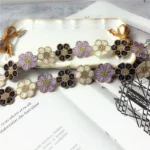 2CM Wide Luxury Polyester Embroidered Colored Flowers Lace Trim Ribbon Dress Collar Headwear Hats Bags Clothing DIY Sewing Decor - Image 5