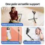 AOCHUAN Smart M2PRO Black Smartphone Gimbal Stabilizer Face Tracking Gimbal Stabilizer For iphone and Android handheld Gimbal - Image 4