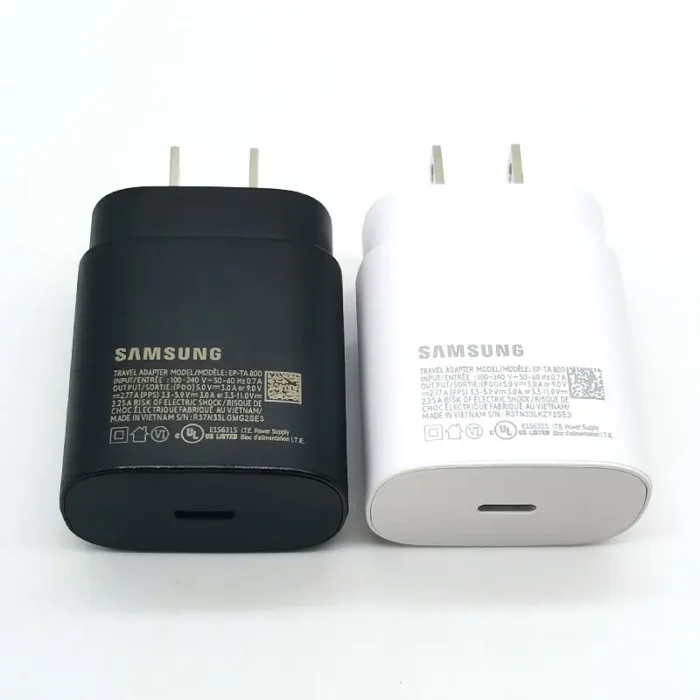 Samsung 25W US Plug Charger PD Super Fast Charge Adapter For Galaxy S24 S23 S22 S21 S20 Ultra Z Flip Fold 6 5 4 3 2 A15 A25 A35 - Image 3