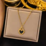316L Stainless Steel Love Heart Pendant Necklace For Women Fashion Ladies Gold Color Clavicle Chain High Quality Jewelry Gifts - Image 6