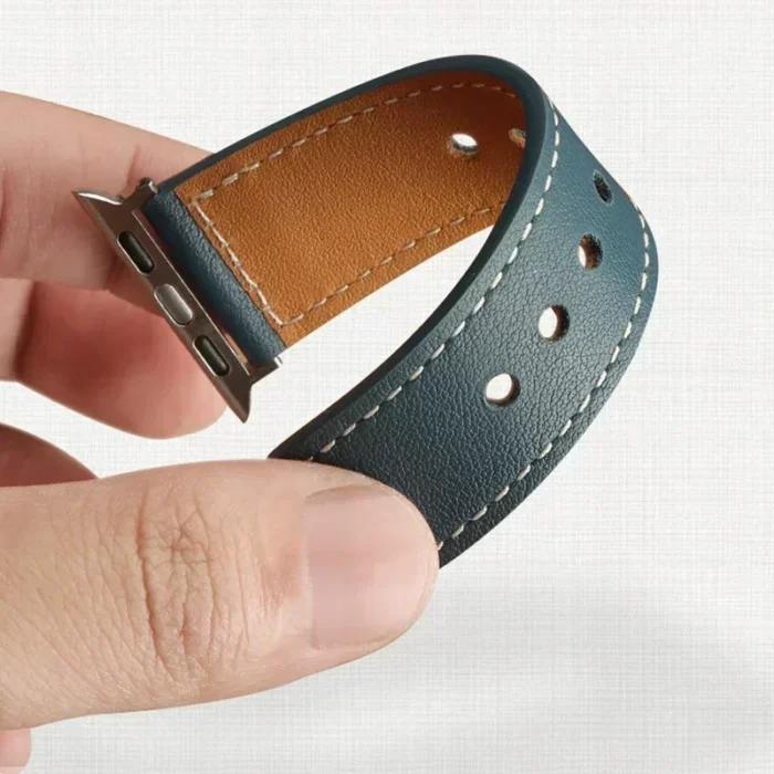 Leather band For Apple watch straps 45mm 41mm Ultra 2 49mm 42mm 46mm 40mm-44mm sport bracelet iWatch series 10 9 8 7 4 5 6 3 se - Image 6