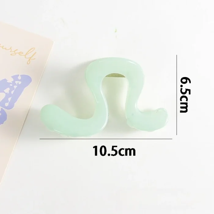 Simple Irregular Hair Catch Clip Shark Clip Women's Premium 2025 New Hairpin Back Head Hair Accessories Hairpin Elegant - Image 6