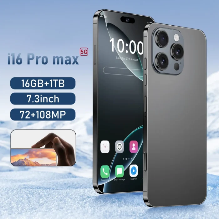 2025 New XS16 Pro Max original intelligent 5G dual card dual standby Android 14 system global version phones 8000mAh battery﻿ - Image 2