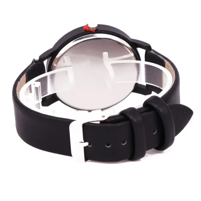 Popular New Concept Personality Reverse Pointer Women and Man Watch Version Simple Black White Couple Belt Quartz Wristwatch - Image 5