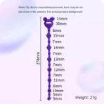 Silicone Horse Eye Stick Penis Plug Urethra Beads Urethral Stimulator Sounding Urethral Masturbation Climax Sex Toys for Men - Image 5