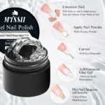8ml Clear Non Stick Hand Solid Extension Nail Gel Polish Carving Flower Nail Art Building UV Gel Acrylic Varnish Manicure DIY - Image 3