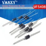 20PCS UF5408 UF4004 UF4005 UF4007 UF5401 UF5402 UF5404 UF5405 UF5406 UF5407 UF4001 UF4002 UF4003 UF4006 DO-27 Rectifier Diode