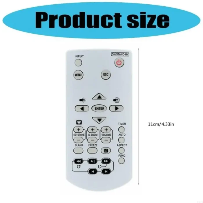 YT150 Replacement Remote Control for Casio Projectors XJV10X XJV110 XJF10X XJF20XN XJF100W XJF200WN XJF210WN Model - Image 6