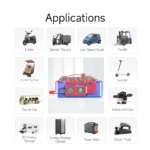 Daly Smart BMS Li-ion 7S LiFePo4 4S APP BMS 8S 24V Lifepo4 BMS 16S 48V Parallel Bluetooth Solar Energy Inverter Power Bank - Image 3
