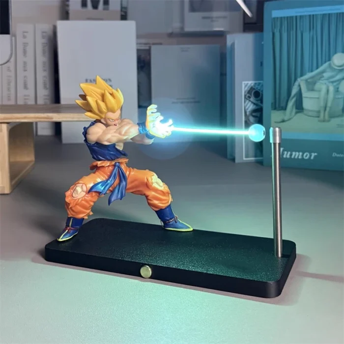 DRAGON BALL Son Goku Kamehameha night lamp desktop decoration model night anime surrounding children's toys birthday gift - Image 3