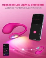 Lush 4 Remote Control G-spot Vibrator, Wearable Long Distance Adult Sex Toys & Games with LED Light, App Controlled Egg Vib - Image 3