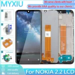 5.71" Original For NOKIA 2.2 LCD Touch Screen With Frame Digitizer Replacement TA-1179 TA-1183 TA-1188 TA-1191 Display