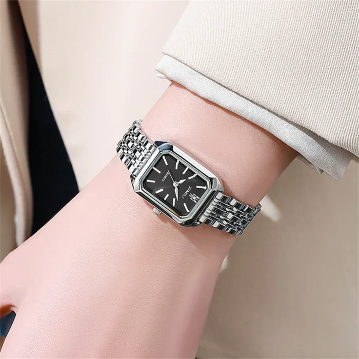 UTHAI Brand New Women Watch Light Luxury Brand Stainless Steel Ladies Business Watches Female Student Fashion Quartz Wristwatch - Image 3