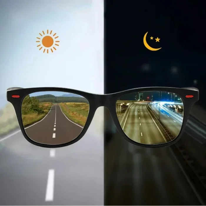 Night Vision Glasses PC Frame Polarized Sunglasses Men Outdoor Sport Sun Glasses Day Night Vision Driver Night Glasses Goggles - Image 1