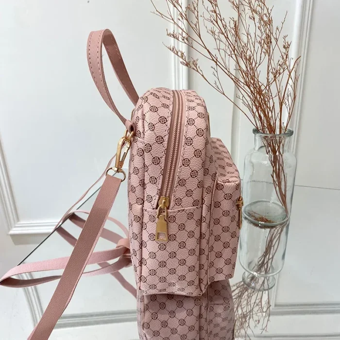 2024 New Fashion Casual Women Mini Backpack Luxury Pu Leather Small Bag School Girl Backpacks style Ladies Cute Travelling - Image 4