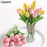5/10/20 pcs Tulip Flower Artificial Tulip Bouquet PE Foam Home Garden Bouquet Decoration Flower for Wedding Home Decoration - Image 3