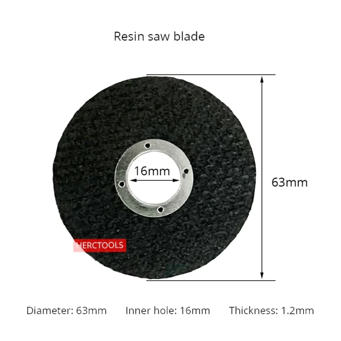 63 mm Circular Saw Blade, Alloy High-Speed Steel Diamond Resin Woodworking Saw Blade, Mini Table Saw Cutting Small Saw Blade - Image 3