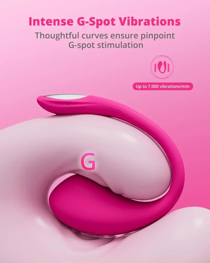 Lush 4 Remote Control G-spot Vibrator, Wearable Long Distance Adult Sex Toys & Games with LED Light, App Controlled Egg Vib - Image 6
