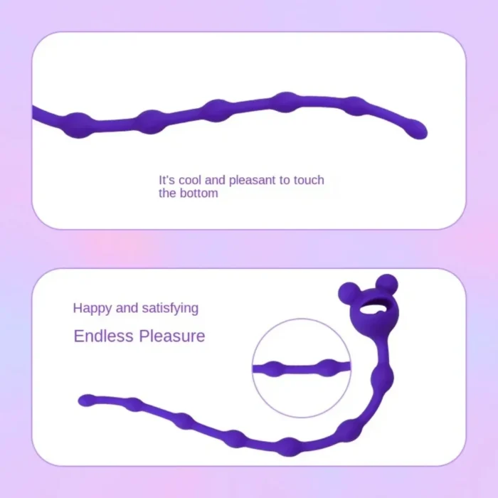 Silicone Horse Eye Stick Penis Plug Urethra Beads Urethral Stimulator Sounding Urethral Masturbation Climax Sex Toys for Men - Image 2