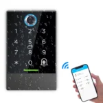TTlock Bluetooth Access Control System - K2/K2F Wifi Gateway Lock with Fingerprint Reader Keypad Card Reader 13.56MHZ App Door