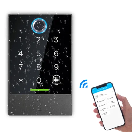 TTlock Bluetooth Access Control System - K2/K2F Wifi Gateway Lock with Fingerprint Reader Keypad Card Reader 13.56MHZ App Door
