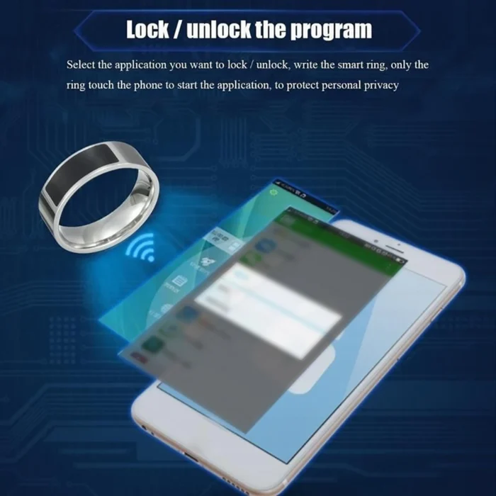 New Smart Ring NFC Multifunctional Waterproof Smart Ring Wearable Finger Digital Ring Smart Accessory - Image 6