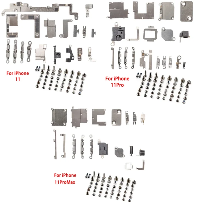 1set Full Screws + Inner Metal Bracket Holder For iPhone 5S SE 6 6S 7 8 Plus X XR XSMAX 11 Pro Max Inside Small Iron Parts1set - Image 6