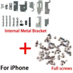 1set Full Screws + Inner Metal Bracket Holder For iPhone 5S SE 6 6S 7 8 Plus X XR XSMAX 11 Pro Max Inside Small Iron Parts1set