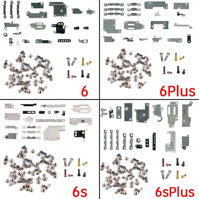 1set Full Screws + Inner Metal Bracket Holder For iPhone 5S SE 6 6S 7 8 Plus X XR XSMAX 11 Pro Max Inside Small Iron Parts1set - Image 3