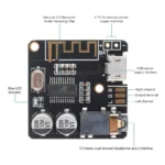 Bluetooth Audio Receiver Board Bluetooth 5.0 MP3 Lossless Decoder Board Wireless Stereo Music Module 3.7-5V XY-BT-Mini
