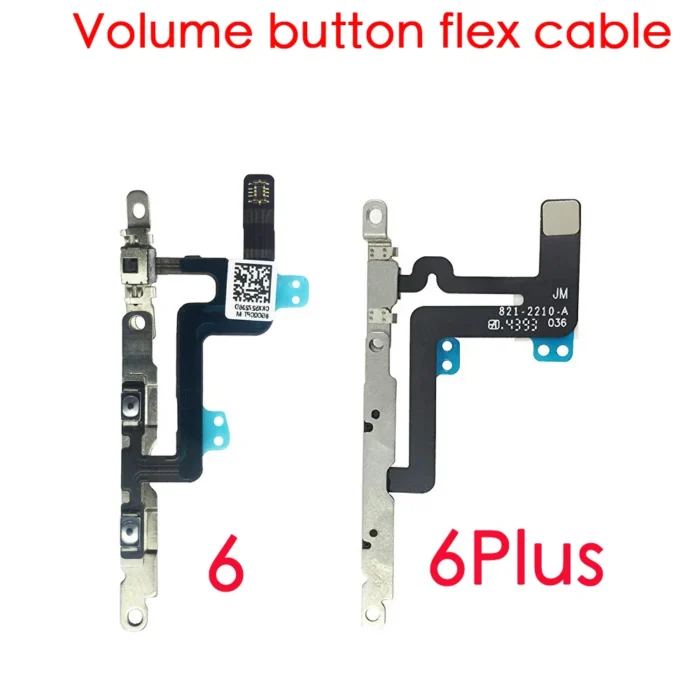 Power And Volume Flex For iPhone 6 6P 6s Plus Mute Button Silent Switch Flex Cable With Bracket Replacement - Image 3