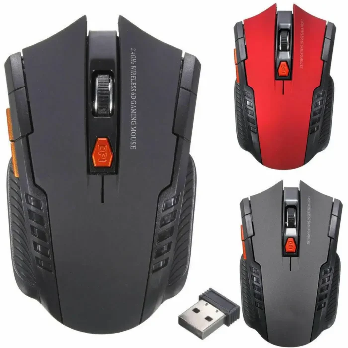 2.4Ghz Mini Wireless Optical Gaming Mouse & USB Receiver 1200 dpi for PC Laptop - Image 1