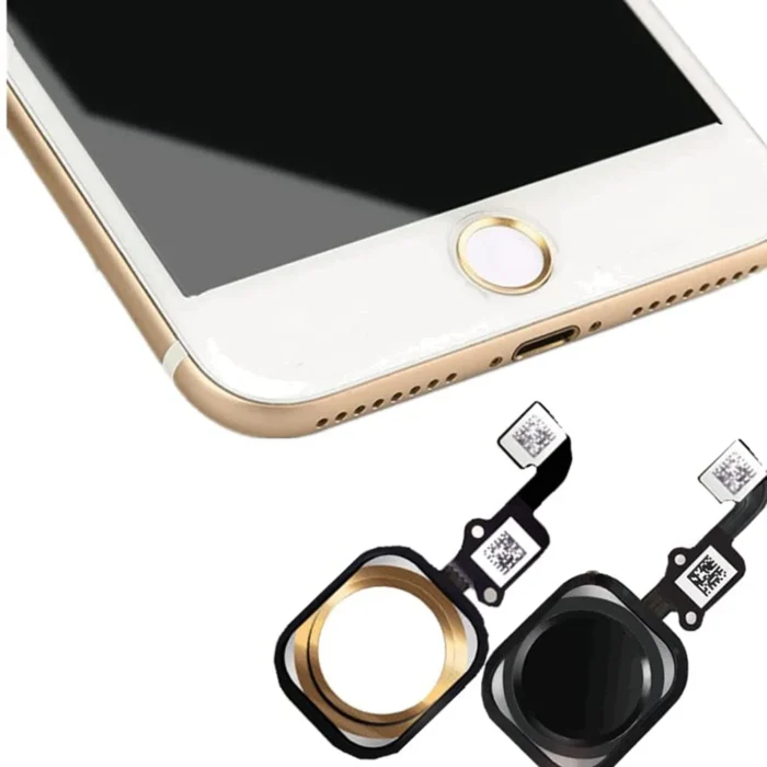 Home Button With Flex Cable For iPhone 6 6P 6s Plus NO Touch id With Rubber Ring Replacement - Image 4