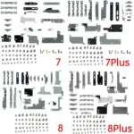 1set Full Screws + Inner Metal Bracket Holder For iPhone 5S SE 6 6S 7 8 Plus X XR XSMAX 11 Pro Max Inside Small Iron Parts1set - Image 4