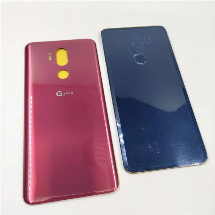New Glass Housing For LG G7 ThinQ G710EM Battery Cover Back Rear Panel Repair Parts With Adhesive - Image 3