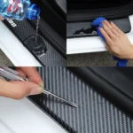 Car Rear Bumper Trunk Load Edge Protector Guard Trim Sticker Carbon Fiber For DFSK Motor Styling Accessories - Image 6